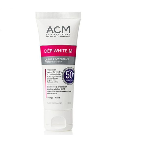 ACM Kem Chống Nắng Giảm Nám & Sạm Da - DEPIWHITE M PROTECTIVE CREAM SPF50+ (40ml)