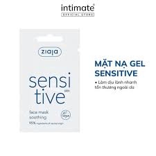 ZIAJA Gói Mặt Nạ Gel Làm Dịu Lành Nhanh Tổn Thương Ngoài Da An Toàn Dịu Nhẹ - SENSITIVE SKIN FACE MASK SOOTHING (7ml)