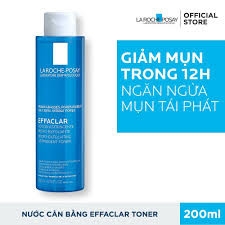 LAROCHE-POSAY Nước Cân Bằng Cho Da Dầu Mụn - EFFACLAR TONER(200ml)