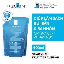 LAROCHE-POSAY Gel Rửa Mặt Tạo Bọt Làm Sạch & Giảm Nhờn Cho Da Dầu Nhạy Cảm - EFFACLAR FOAMING GEL REFILL (400ml)