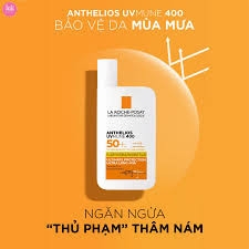LAROCHE-POSAY Kem Chống Nắng Dạng Sữa Không Nhờn Rít Cho Da Nhạy Cảm - ANTHELIOS UVMUNE 400 INVISIBLE FLUID (50ml)