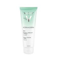 VICHY Kem & Mặt Nạ Tẩy Tế Bào Chết Vichy 3 Trong 1 - NORMADERM 3 IN 1 SCRUB + CLEANSER + MASK (125ml)