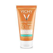 VICHY Kem Chống Nắng Cho Da Dầu, Không Nhờn Rít - IDEAL SOLEIL MATTIFYING FACE FLUID DRY TOUCH SPF50 UVB+UVA (50ml)