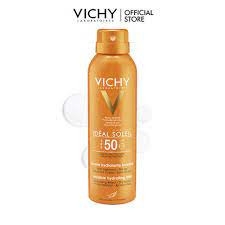 VICHY Xịt Chống Nắng Toàn Thân Không Nhờn Rít, Lâu Trôi - IDÉAL CAPITAL SOLEIL SPF50 UVB+UVA INVISIBLE HYDRATING MIST (200ml)