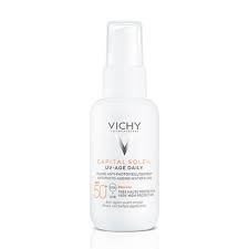 VICHY Gel Chống Nắng Giúp Ngăn Ngừa, Giảm Thâm Nám và Giảm Nếp Nhăn - CAPITAL SOLEIL UV-AGE DAILY ANTI PHOTO-AGEING WATER FLUID (50ml)
