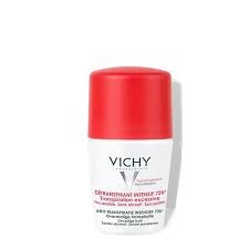 VICHY Lăn Khử Mùi Giúp Khô Thoáng Vùng Da Dưới Cánh Tay 72h - DÉTRANSPIRANT INTENSIF 72H TRANSPIRATION EXCESSIVE (50ml)