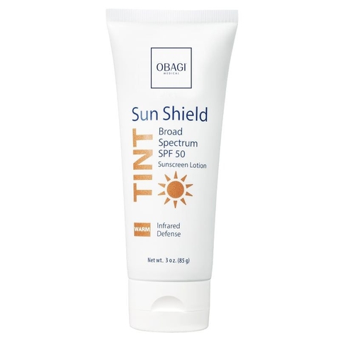 OBAGI Kem Chống Nắng Phổ Rộng Dạng Kem Lót Chống Tia UVA/UVB & Tia Hồng Ngoại - SUN SHIELD TINT BROAD SPECTRUM SPF50 WARM (85g)