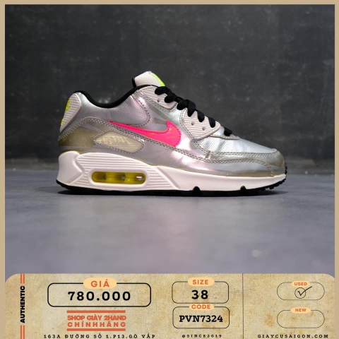 Giày 2hand Nike Air Max 90 Fb Gs 'Metallic 7324