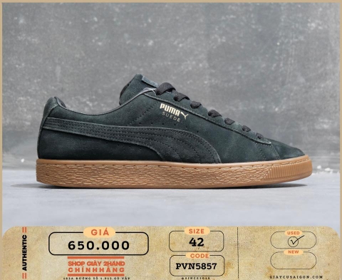 Giày 2hand Puma Suede Gum Black 381174-01 - 5857