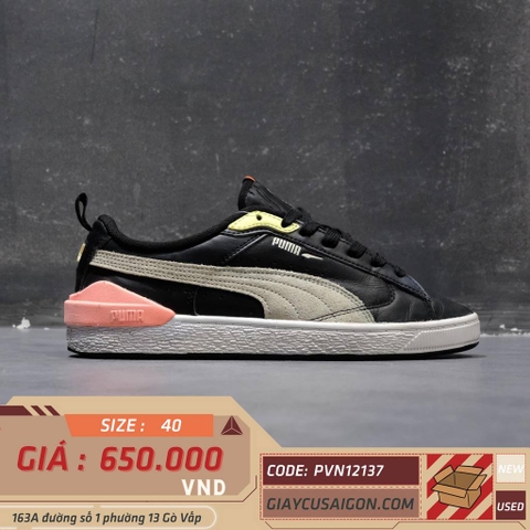 2hand giày PUMA Suede Bloc Black Ivory Glow - 380705-03 SIZE 40 PVN12137