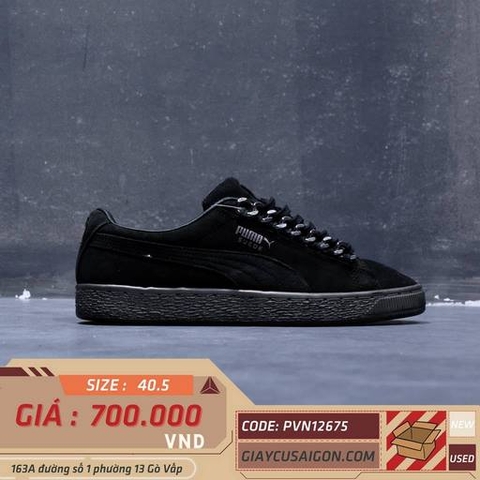 2hand Giày Puma Suede Classic X-Chain 'Black' 367391-01 SIZE 40.5 pvn12675