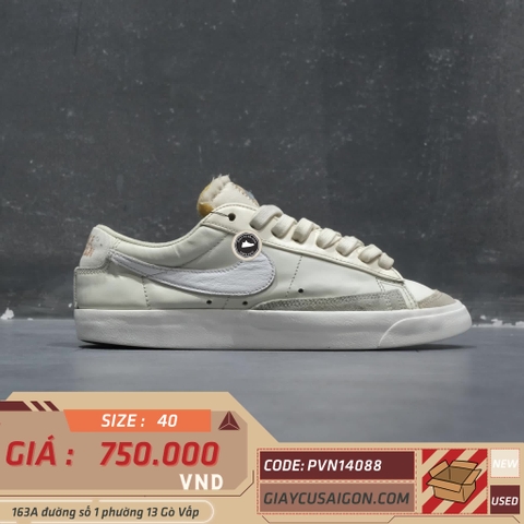 Giày 2hand Nike Blazer Low '77 Sea Glass DM7186-011 SIZE 40 pvn14088