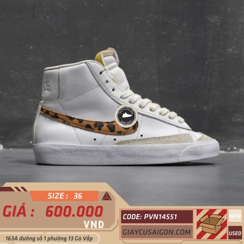 Giày 2hand Nike Blazer Leopard Mid Trainers DA8736-101 SIZE 36 pvn14551