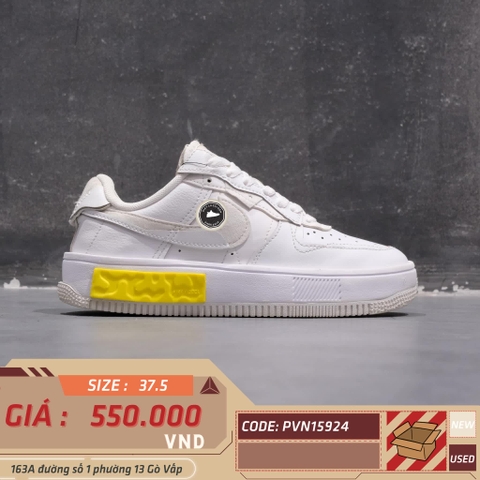 Giày 2HAND Nike Air Force 1 Fontanka 'White Opti Yellow' DA7024-101 SIZE 37.5 PVN15924