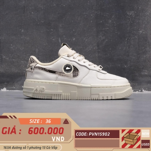 Giày 2HAND Nike Air Force 1 Pixel SE 'Sail Snake' CV8481-101 SIZE 36 PVN15902