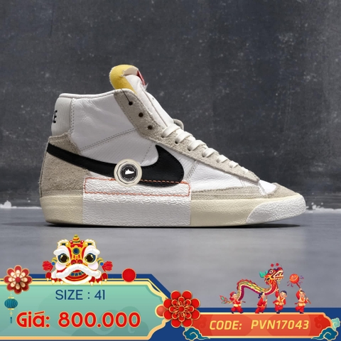 Giày 2hand Blazer Mid '77 Pro Club 'Remastered – Light Bone Black' DQ7673-100 SIZE 41 pvn17043