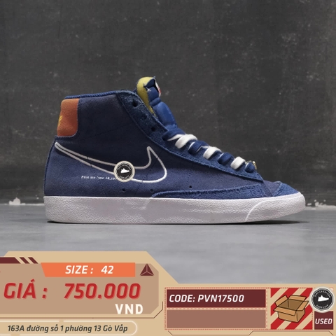 NIKE BLAZER MID '77 FIRST USE 'DEEP ROYAL BLUE' DC3433-400 – GIÀY 2HAND