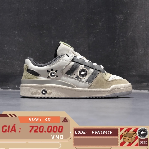 ADIDAS ORIGINALS FORUM LOW WHITE GREEN GREY SHOES – GIÀY 2HAND
