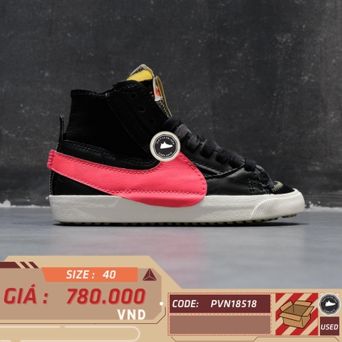 NIKE BLAZER MID '77 JUMBO DD3111-011 SIZE 40 GIÀY 2HAND CHÍNH HÃNG