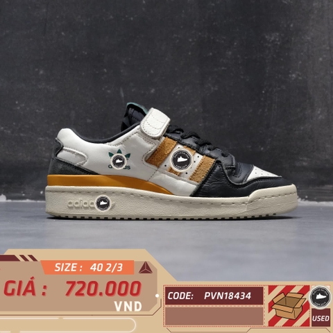 👟 ADIDAS FORUM 84 LOW 'ORBIT GREY FOCUS ORANGE' GX2161 – SIZE 40 2/3 – GIÀY 2HAND