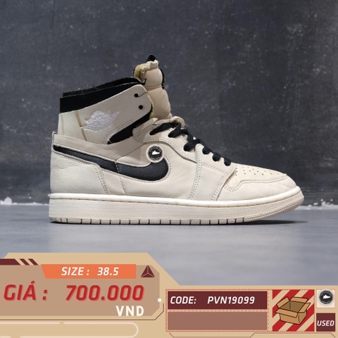 AIR JORDAN 1 HIGH ZOOM CMFT 'SUMMIT WHITE' CT0979-100 SIZE 38.5 GIÀY 2HAND CHÍNH HÃNG