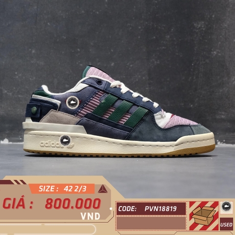 FORUM EXHIBIT LOW 'NAVY MULTI' ID2563 SIZE 42 2/3 GIÀY 2HAND CHÍNH HÃNG