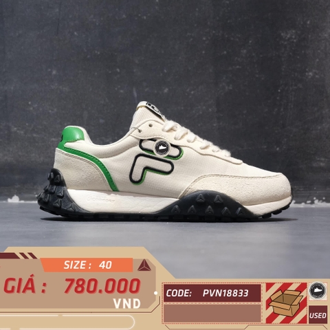 👟 FILA Pacer 'White Green' SIZE 40 GIÀY 2HAND CHÍNH HÃNG 