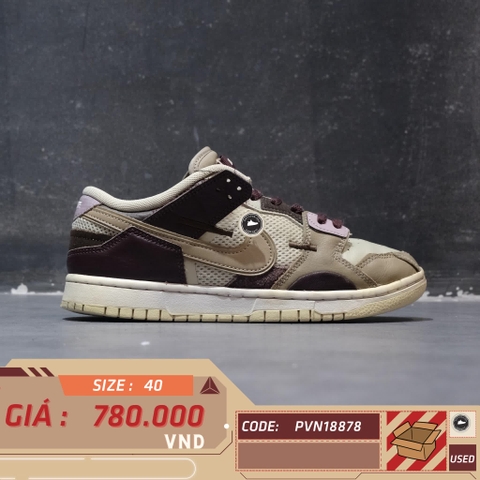 NIKE DUNK LOW SCRAP 'LATTE' DH7450-100 SIZE 40 – GIÀY 2HAND