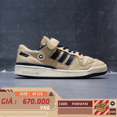 ADIDAS FORUM 84 LOW 84 Low Blue Thread SIZE 41 1/3 GIÀY 2HAND CHÍNH HÃNG