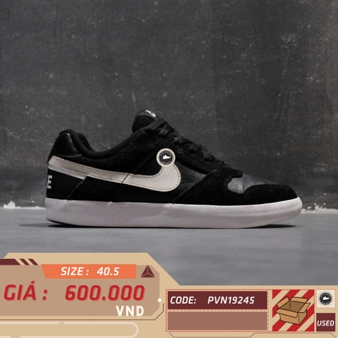 NIKE SB DELTA FORCE VULC BLACK – 942237 010 SIZE 40.5 – GIÀY 2HAND CHÍNH HÃNG