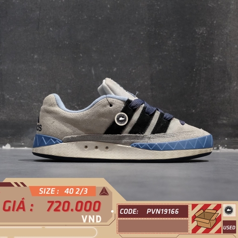 ADIDAS WOMEN CAMPUS ‘WHITE CHALK/GUM’ IG6006 – SIZE 40 2/3 GIÀY 2HAND CHÍNH HÃNG [PVN19166]