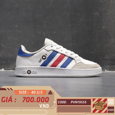 ADIDAS BREAKNET “WHITE ROYAL BLUE VIVID RED” – FZ1837 – SIZE 40 2/3 GIÀY 2HAND CHÍNH HÃNG – PVN19555