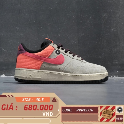 NIKE AIR FORCE 1 LOW 'LIGHT OREWOOD BROWN' CD0887-100 SIZE 40.5 GIÀY 2HAND CHÍNH HÃNG PVN19776