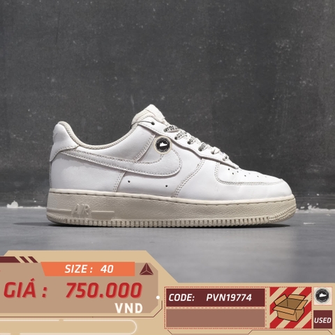 NIKE AIR FORCE 1 LOW “TRIPLE WHITE” 315122-111 SIZE 40 GIÀY 2HAND CHÍNH HÃNG PVN19774