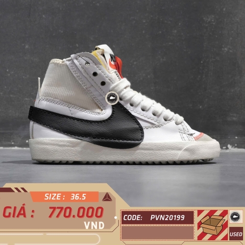NIKE BLAZER MID ’77 JUMBO DQ1471-100 SIZE 36.5 GIÀY 2HAND CHÍNH HÃNG PVN20199