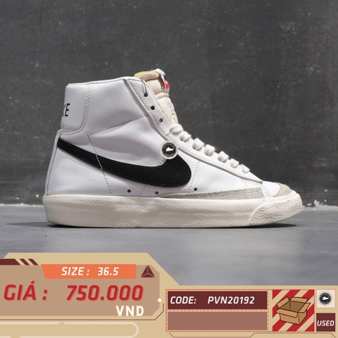 NIKE BLAZER MID ’77 CZ1055-100 SIZE 36.5 GIÀY 2HAND CHÍNH HÃNG PVN20192