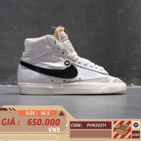 NIKE BLAZER MID ’77 CZ1055-100 SIZE 36.5 GIÀY 2HAND CHÍNH HÃNG PVN20211