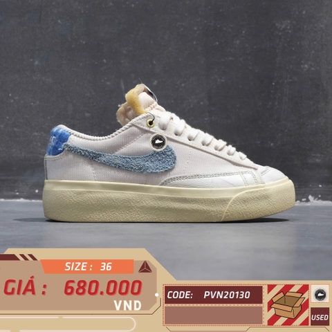 NIKE BLAZER LOW PLATFORM DO2371-133 – SIZE 36 GIÀY 2HAND CHÍNH HÃNG – PVN20130