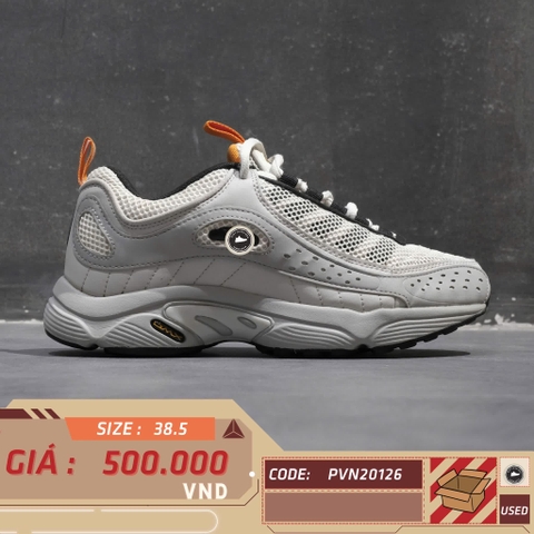 REEBOK DAYTONA DMX 2 'TRUE GREY' DV7254 – SIZE 38.5 GIÀY 2HAND CHÍNH HÃNG – PVN20126