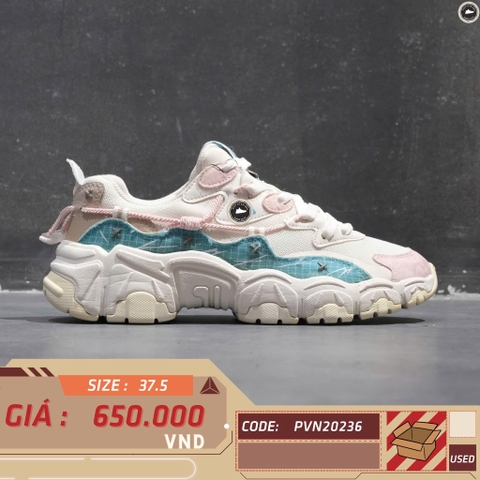 FILA PEPE SHIMADA X ‘WHITE BLUE’ F12W124153FAB SIZE 37.5 GIÀY 2HAND CHÍNH HÃNG PVN20236