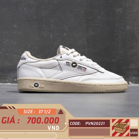 REEBOK CLUB C 85 VINTAGE DV8812 – SIZE 37.5 GIÀY 2HAND CHÍNH HÃNG – PVN20221
