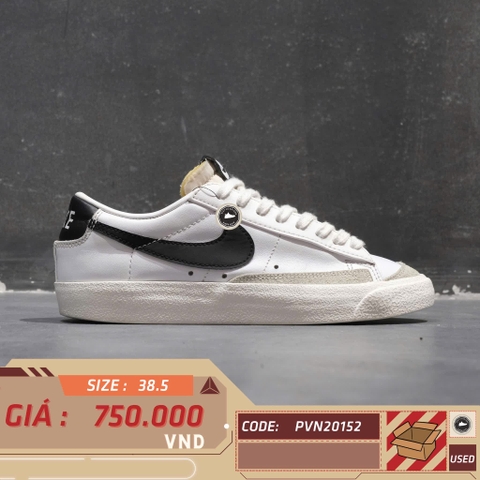 NIKE BLAZER LOW ’77 DC4769-102 SIZE 38 GIÀY 2HAND CHÍNH HÃNG PVN20152