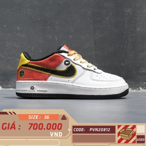 NIKE AIR FORCE 1 LV8 GS 'ROSWELL RAYGUNS' DD9530 100 SIZE 36 GIÀY 2HAND CHÍNH HÃNG PVN20812