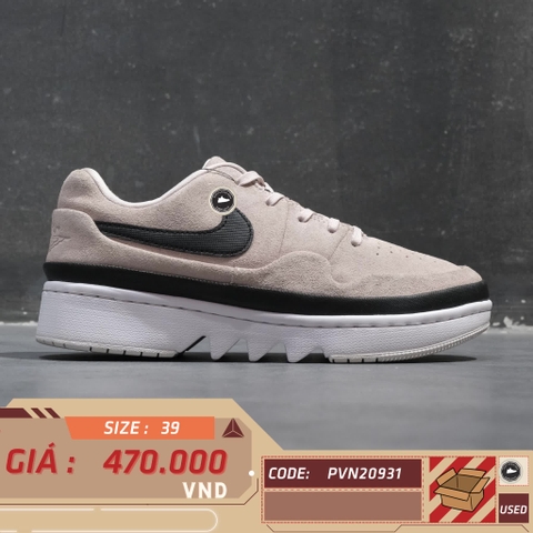 WMNS AIR JORDAN 1 JESTER XX LOW LACED 'BARELY ROSE' CI7815 602 SIZE 39  GIÀY 2HAND CHÍNH HÃNG PVN20931