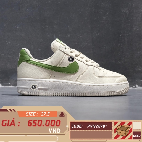 NIKE AIR FORCE 1 LOW '07 SE NEXT NATURE COCONUT MILK CHLOROPHYLL (WOMEN'S) DV3808 102 SIZE 37.5 GIÀY 2HAND CHÍNH HÃNG PVN20781