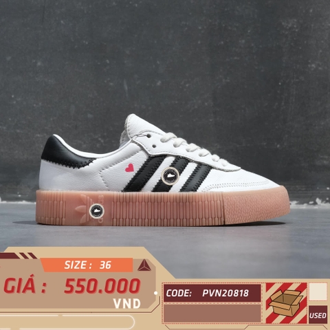 ADIDAS SAMBAROSE VALENTINE EF4965 SIZE 36 GIÀY 2HAND CHÍNH HÃNG PVN20818