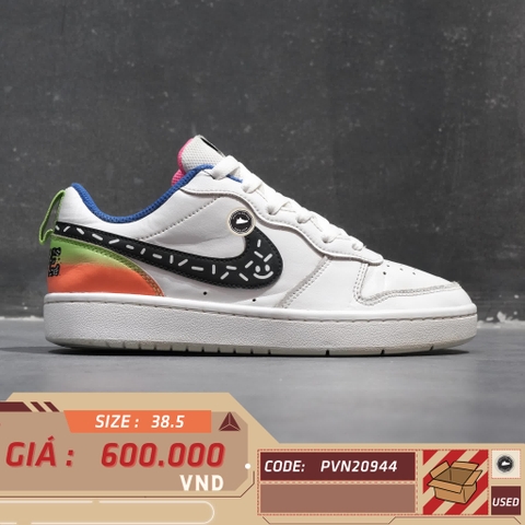 NIKE AIR FORCE 1 '07 'NIKE 101' DV1367 101 SIZE 38.5 GIÀY 2HAND CHÍNH HÃNG PVN20944