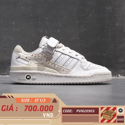 ADIDAS ORIGINALS FORUM LOW SWAROVSKI WHITE MULTI COLOR GZ4377 SIZE 37 1/3 GIÀY 2HAND CHÍNH HÃNG PVN20903