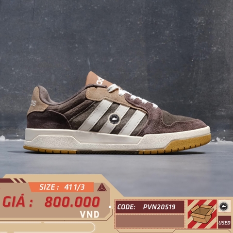 ADIDAS ENTRAP 'BROWN WHITE' JR8321 SIZE 41 1/3 GIÀY 2HAND CHÍNH HÃNG PVN20519