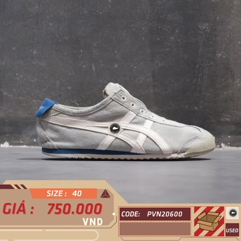 Onitsuka Tiger MEXICO 66 SLIP-ON 1183A360 SIZE 40 GIÀY 2HAND CHÍNH HÃNG  PVN20600